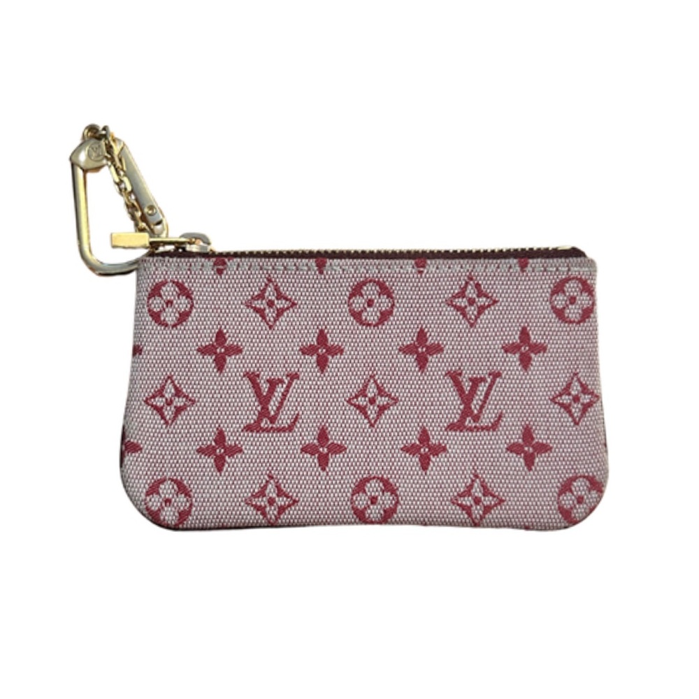 Louis Vuitton 2004 monogram mini lin pattern card holder